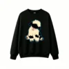 主图_1 Sudadera Cuello Redondo Algodón Oveja Estampado Kawaii Diseño Oversize Premium