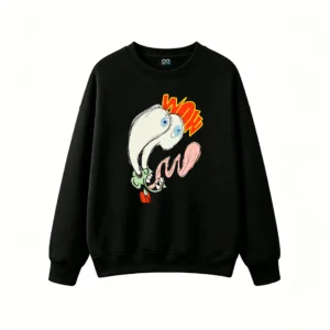主图_1 Sudadera Cuello Redondo Algodón Estampada Wow Diseño Urbano Full Color