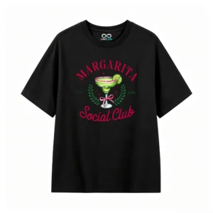 主图_1 Remera Margarita Social Club Estampada Algodón Premium Moda