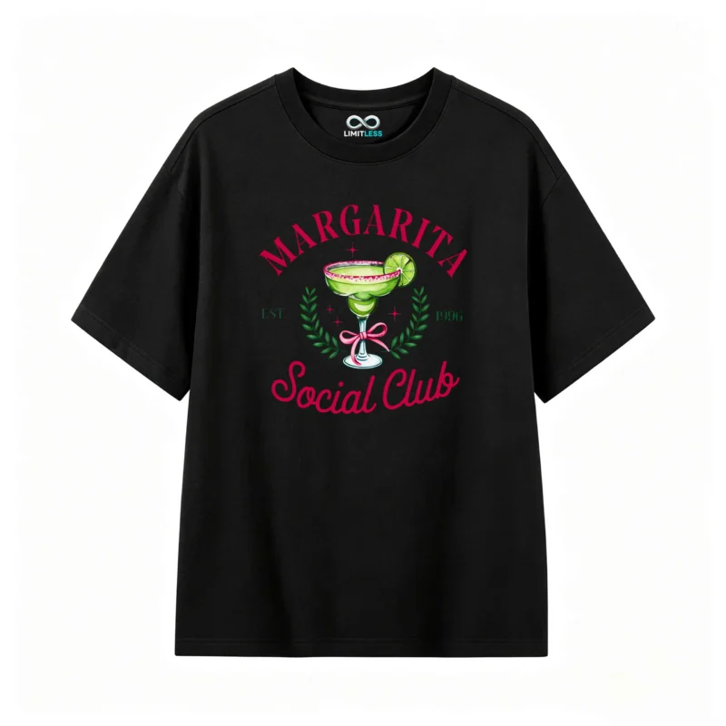 主图_1 Remera Margarita Social Club Estampada Algodón Premium Moda