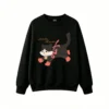Sudadera Cuello Redondo Algodón Estampado Gato Miwa Diseño Kawaii Casual