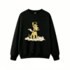 主图_1 Sudadera Cuello Redondo Algodón Estampado Perro Angelito Diseño Premium Kawaii