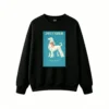 主图_1 Sudadera Cuello Redondo Algodón Estampado Afghan Hound Diseño Casual Premium