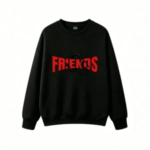 Sudadera Cuello Redondo Algodón Estampada Friends Serie Casual Premium Top
