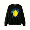 Sudadera Cuello Redondo Algodón Estampada Limón Citron Soleil Verano Casual