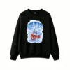 Sudadera Cuello Redondo Pray To Win Algodón Estampado Urbano Oversize Premium
