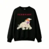 主图_1 Sudadera Cuello Redondo Algodón Estampado Perro Afgano Diseño Vintage Premium