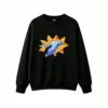 主图_1 Sudadera Cuello Redondo Algodón Estampado Garza Diseño Artístico Retro Casual