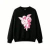 Sudadera Cuello Redondo Algodón Estampado Cupido Aesthetic Tendencia Premium
