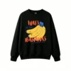 主图_1 Sudadera Cuello Redondo Algodón Estampada Bananas Wild Diseño Retro Casual