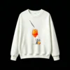 Buzo Cuello Redondo Algodón Estampado Spritz Verano Diseño Minimalista