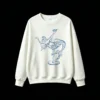 Buzo Cuello Redondo Algodón Estampada Sirena Copa Diseño Casual Premium