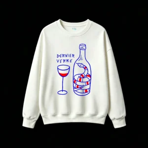 主图_2 Buzo Cuello Redondo Algodón Estampada Dernier Verre Arte Premium Moda