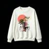Buzo Cuello Redondo Algodón Estampada Arte Surrealista Fiesta Retro Cool