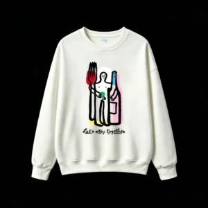 主图_2 Buzo Cuello Redondo Algodón Estampado Arte Abstracto Casual Premium