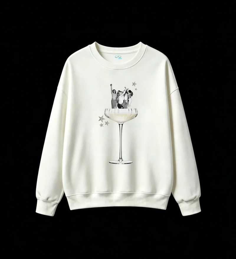主图_2 Buzo Cuello Redondo Algodón Estampada Fiesta Diseño Exclusivo Premium