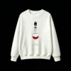 主图_2 Buzo Cuello Redondo Algodón Estampado Vino Copa Diseño Minimalista Premium