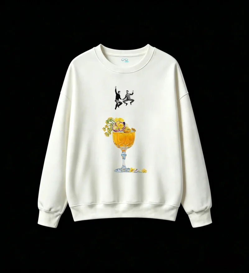 主图_2 Buzo Cuello Redondo Algodón Estampada Cóctel Floral Premium Tendencia