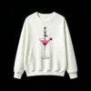 主图_2 Buzo Cuello Redondo Algodón Estampado Yoga Cóctel Diseño Original Casual