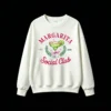 主图_2 Buzo Cuello Redondo Margarita Social Club Algodón Estampado Vintage Verano