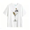 Remera Algodón Estampado Martini Aceitunas Diseño Original