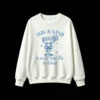 主图_2 Buzo Cuello Redondo Algodón Estampada Diseño Margarita Verano Playa