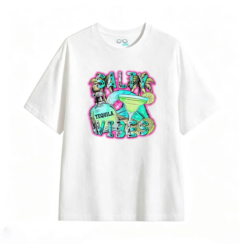 主图_2 Remera Tequila Vibes Estampado Verano Algodón Premium Moda