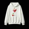 主图_2 Buzo con capucha Algodón Estampada Retro Cherry Cocktail Diseño Premium