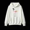 Buzo con capucha Algodón Estampado Cóctel Martini Diseño Vintage Premium