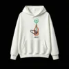 主图_2 Buzo con capucha Algodón Estampada Flor Botella Diseño Artístico Urbano