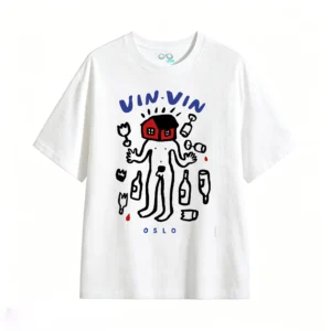 主图_2 Remera Vin-Vin Algodón Diseño Oslo Estampado Urbano Casual