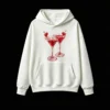 Buzo con capucha Algodón Estampado Cóctel Corazón Love Diseño Premium