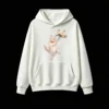 Buzo con capucha Algodón Estampado Gato Mesero Sushi Premium Kawaii