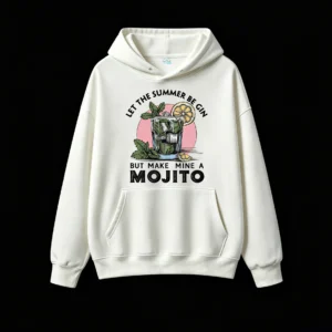 主图_2 Buzo con capucha Algodón Estampada Diseño Mojito Verano Casual Premium