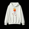 主图_2 Buzo con capucha Algodón Estampado Verano Drink Retro Oversize Premium