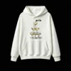 Buzo con capucha Algodón Estampado Copas Champagne Diseño Festivo