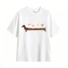 Remera Algodón Estampado Perro Salchicha Cocktails Original