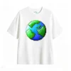 Remera Algodón Estampado Pixel Art Planeta Tierra Gamer Cool