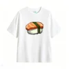 Remera Algodón Estampado Sushi Pixel Art Diseño Casual Premium