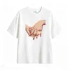 主图_2 Remera Algodón Estampado Pixel Art Manos Diseño Urbano Cool