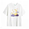 主图_2 Remera Algodón Estampado Pixel Art Luna Nubes Premium