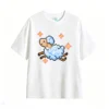 Remera Algodón Estampado Oveja Pixel Art Diseño Kawaii