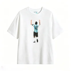 主图_2 Remera Algodón Estampada Selección Argentina Messi 10 Casual