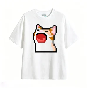 主图_2 Remera Algodón Estampado Pixel Art Diseño Gamer Calidad Premium