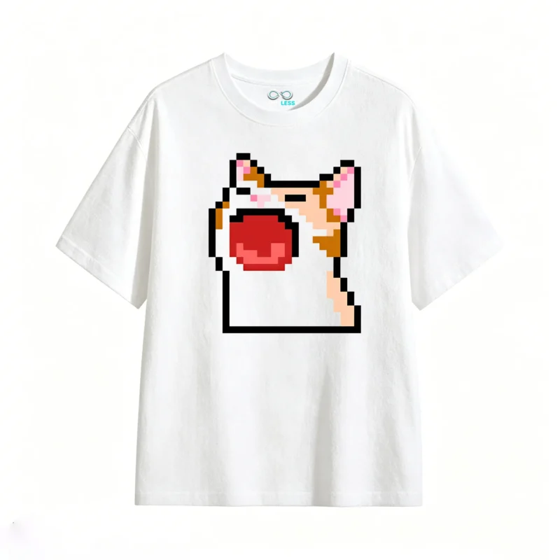 主图_2 Remera Algodón Estampado Pixel Art Diseño Gamer Calidad Premium