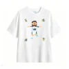 Remera Algodón Pixel Messi Argentina Estampado 10 Premium