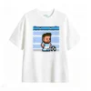 Remera Algodón Estampada Pixel Art Fútbol Argentina Casual