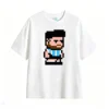 Remera Algodón Estampado Pixel Art Messi Futbol Premium