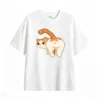 Remera Algodón Estampado Gato Pixel Art Diseño Divertido