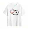 Remera Algodón Estampado Vaca Pixel Art Diseño Casual Premium